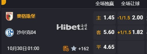 德国杯：奥格斯堡 VS 沙尔克04