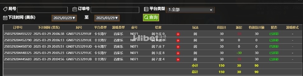 昨天的百家乐还是小有盈利的。
