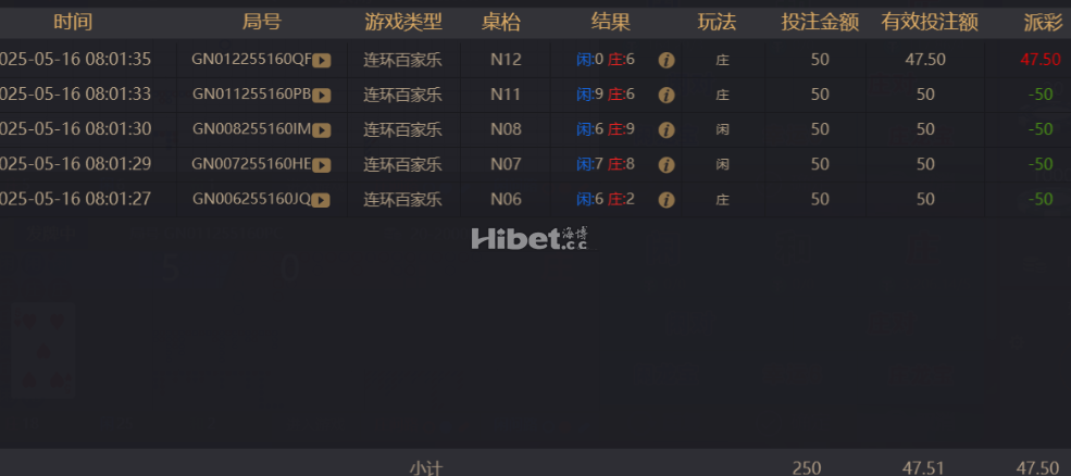 百家乐还是黑好几把