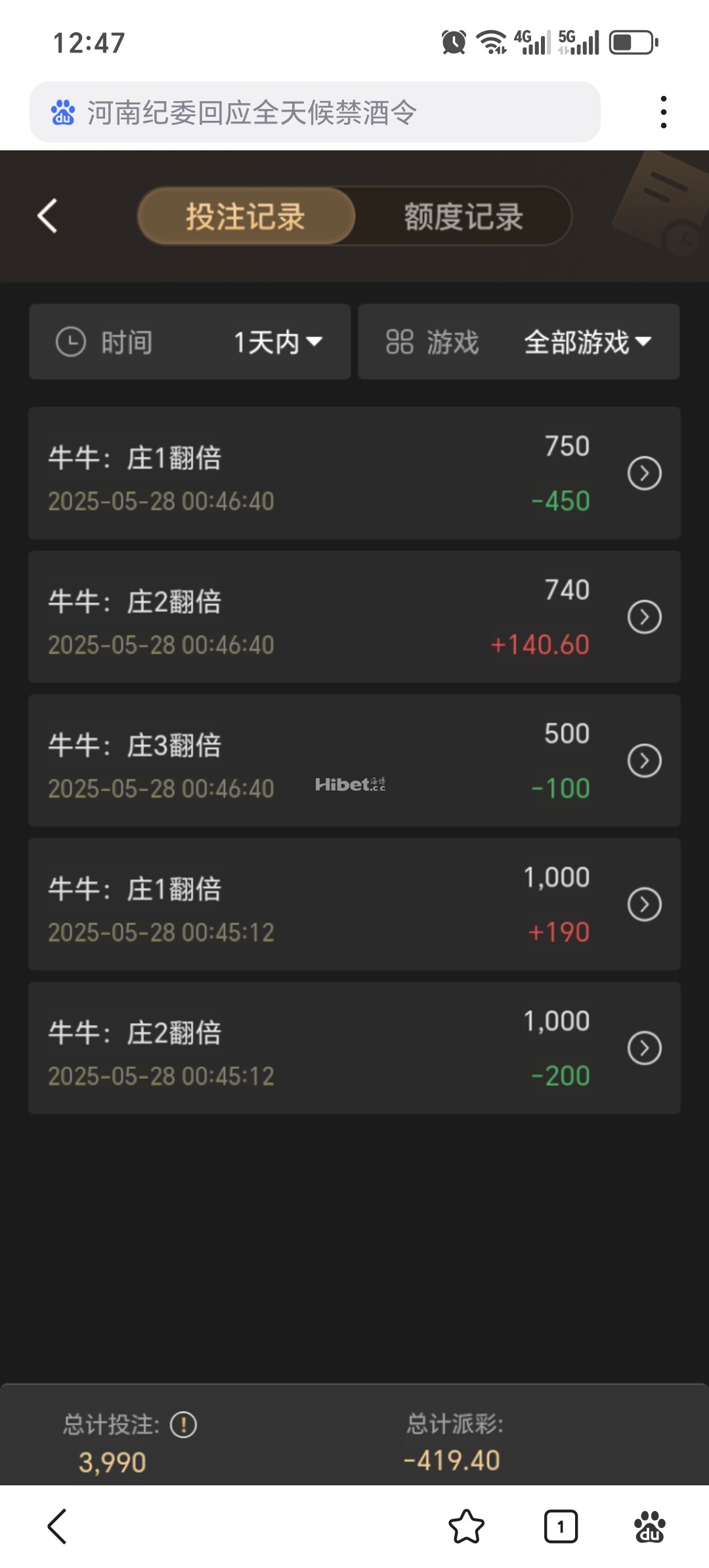 牛牛不行的亏损了